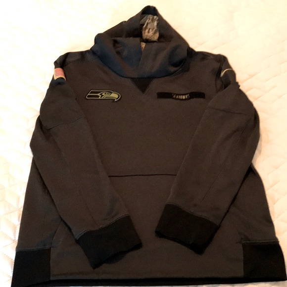 COPY - NFL Seattle Seahawks Nike Youth L Salute  to service hoodie by Onfield A… - Picture 4 of 11